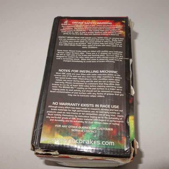 NEW Yellowstuff Street And Track Brake Pads Front EBC Brakes DP41273R - Picture 4 of 8